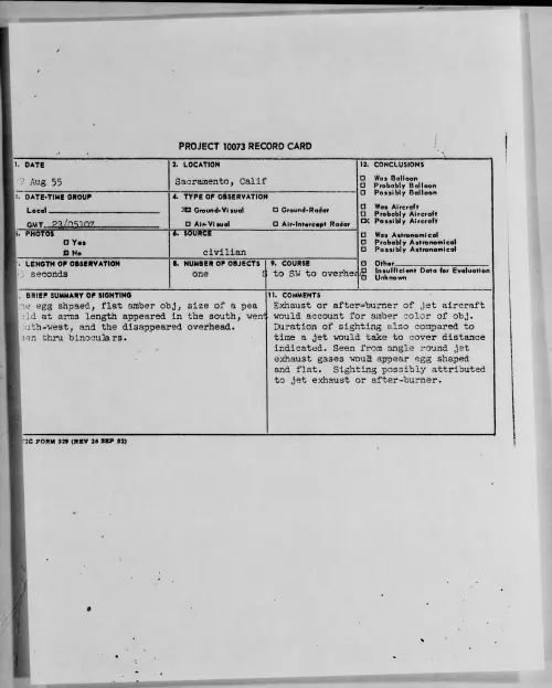 First page of 1955.08 - 6972171 - Sacramento, Calif