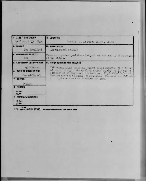 First page of 1953.03 - 6384317 - Gambill, St Lawrence Island, Alaska