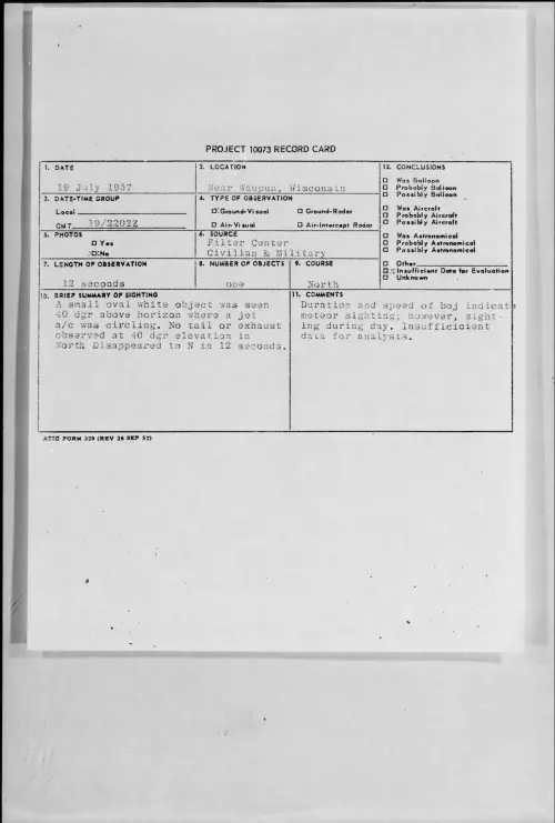First page of 1957.07 - 6962921 - Near Waupun, Wisconsin