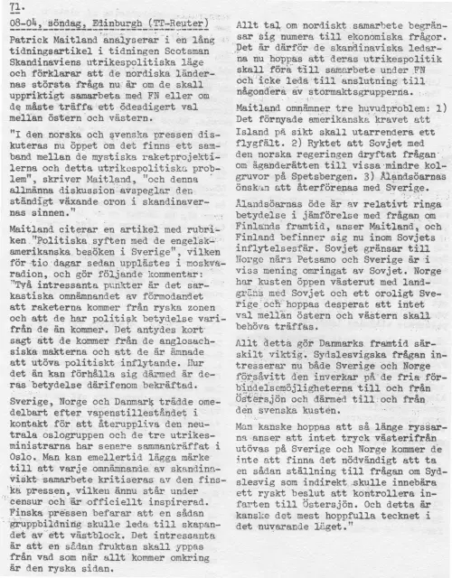 First page of SwedishGhostRockets - tt71