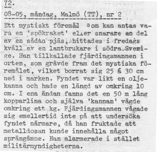 First page of SwedishGhostRockets - tt72