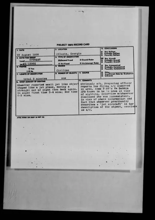 First page of 1956.08 - 7069772 - Atlanta, Georgia