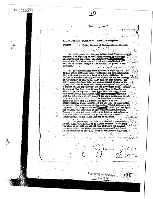 First page of CIAsX-Files-2015UFORelease - FLYING SAUCERS OF UNCONVENTIONAL AIRCRAFT (PUBD IS UNKNOWN) DOC_0005515991