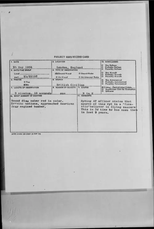 First page of 1955.05 - 6963645 - London, England