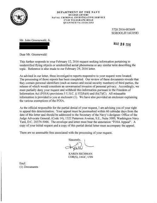 First page of NCISUSOs - NCIS-UFO