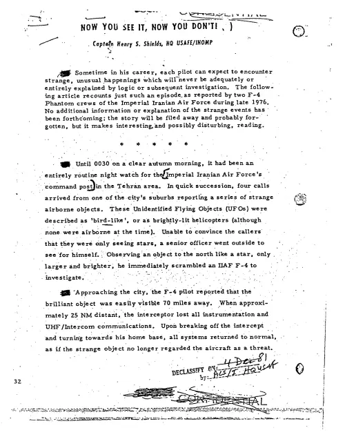 First page of NSAUFO - Now You See