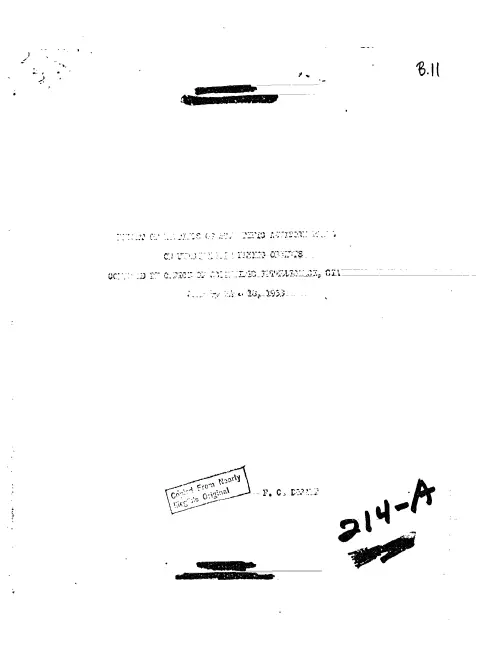 First page of CIAUFO - REPORT OF MEETINGS OF THE OFFICE OF SCIENTIFIC INTELLIGENCE SCIENTIFIC ADVISOR