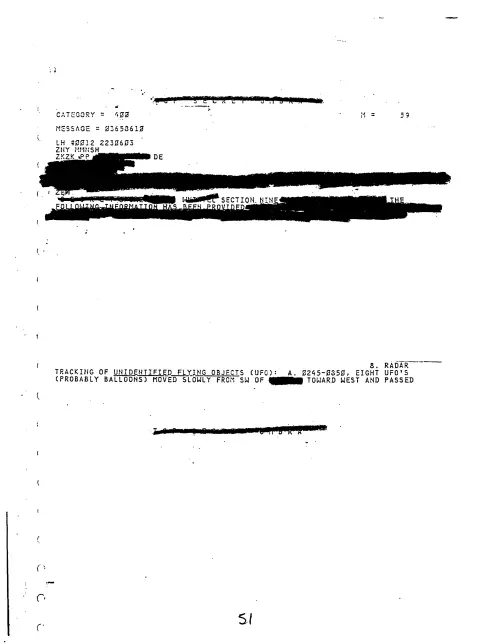 First page of NSAUFO - COMINT Part c