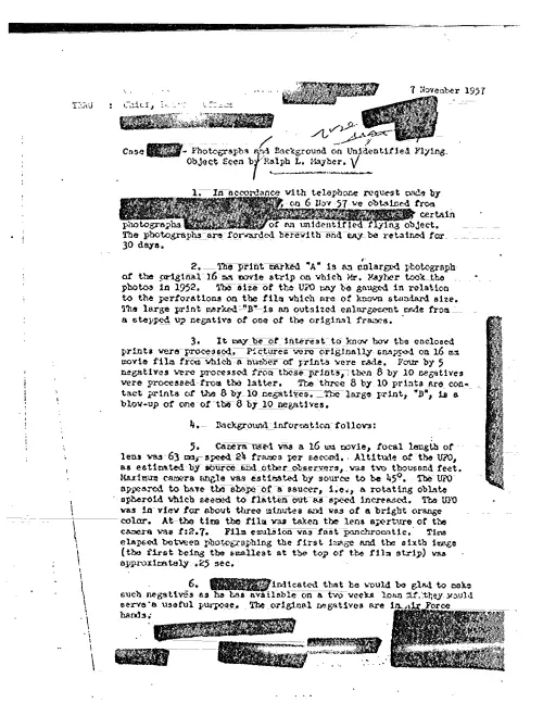 First page of CIAUFO - CASE (DELETED) - PHOTOGRAPHS AND BACKGROUND ON UNIDENTIFIED FLYING OBJECT)