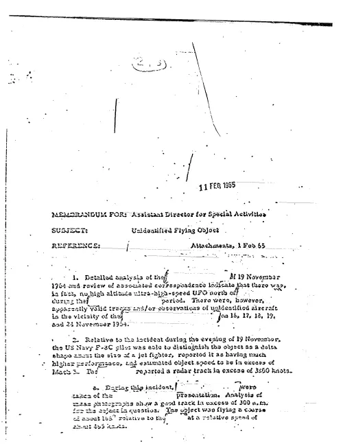 First page of CIAUFO - UNIDENTIFIED FLYING OBJECT 8