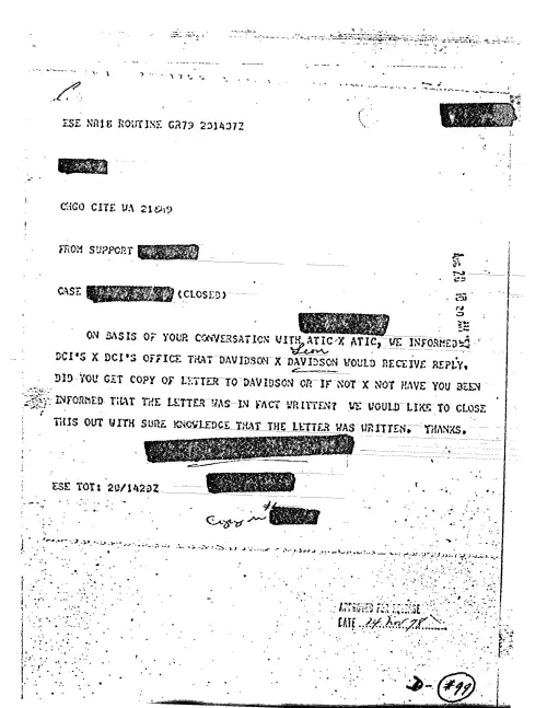 First page of CIAUFO - UNTITLED (ON BASIS OF YOUR CONVERSATION WITH ATIC, WE INFORMED DCI'S OF FICE T