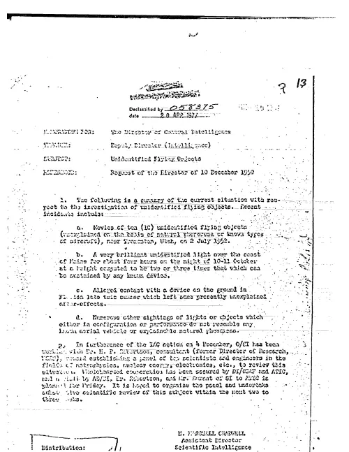 First page of CIAUFO - UNIDENTIFIED FLYING OBJECTS