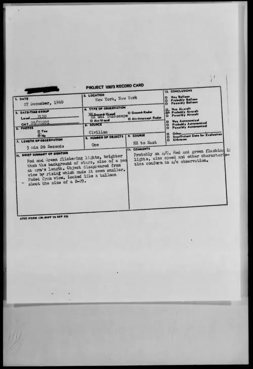 First page of 1960.12 - 8612335 - New York, New York