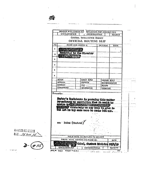 First page of CIAUFO - KEYHOE IS INSISTENT IN PURSUING THIS MATTER