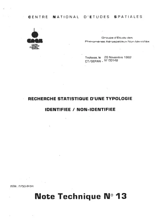 First page of FrenchUFOFiles - note_tech_13
