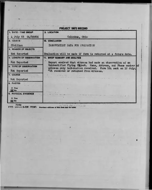 First page of 1965-07-9075376-Columbus-Ohio