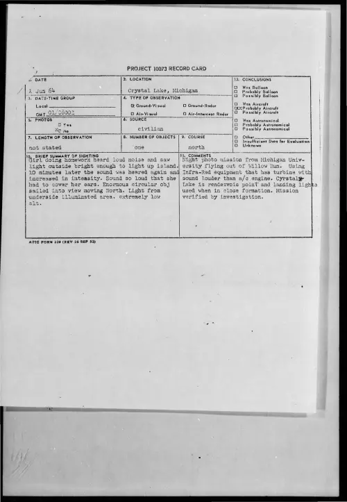 First page of 1964-06-8724626-CrystalLake-Michigan