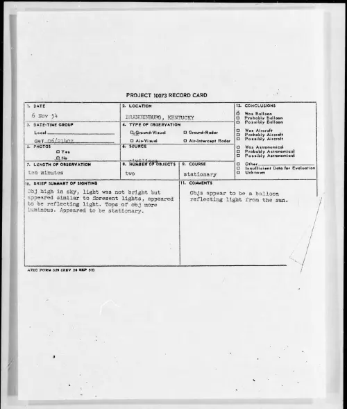 First page of 1954.11 - 6958417 - BRANDENBURG, KENTUCKY