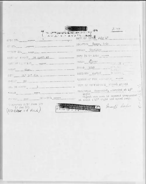 First page of 1947-07-9668929-Tempe-Ariz