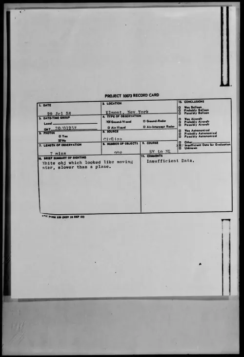First page of 1958.07 - 8857178 - Elmont, New York