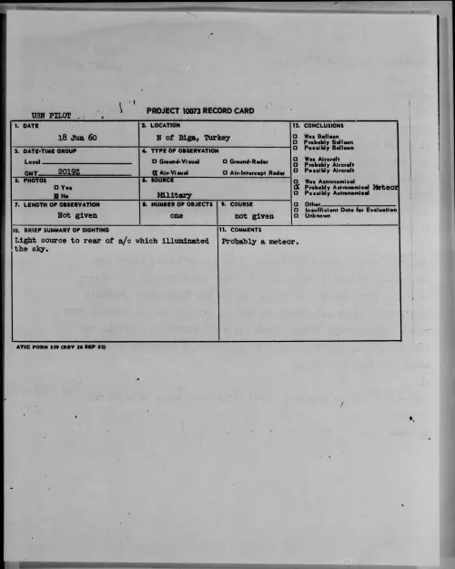 First page of 1960.06 - 7813571 - N of Biga, Turkey