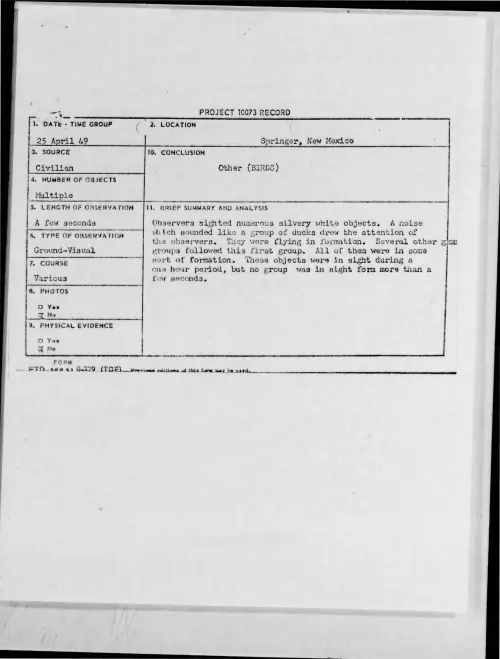 First page of 1949-04-6309464-Springer-NewMexico