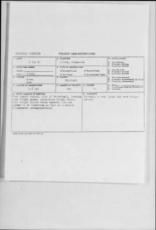 First page of 1960.09 - 8227344 - Duluth, Minnesota