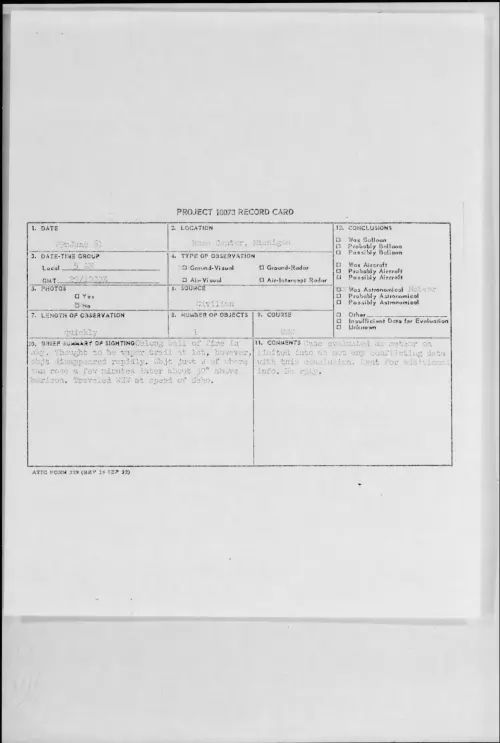 First page of 1961.06 - 8691412 - Rose Center, Michigan