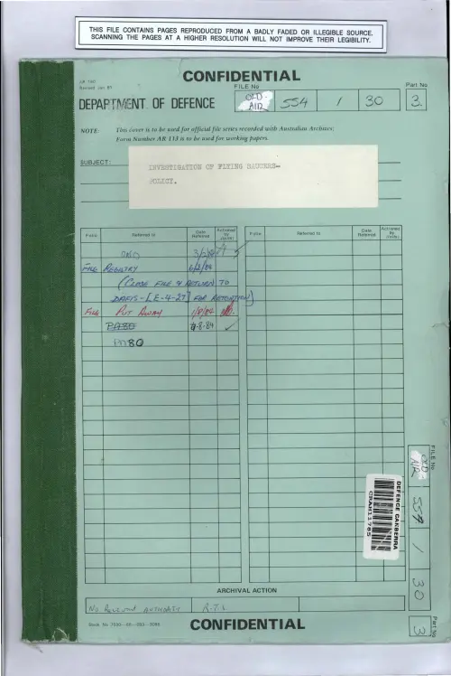 First page of AustralianUFOFiles - A703_554-1-30_Part 3_12055850