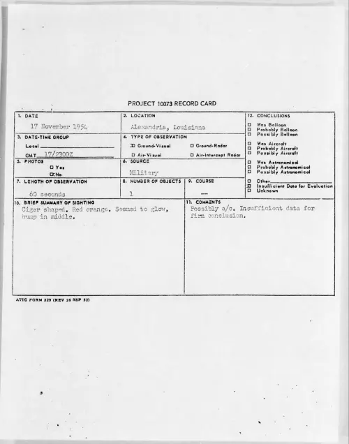 First page of 1954.11 - 6959977 - Alexandria, Louisiana