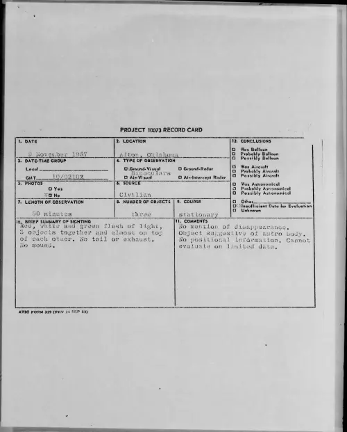 First page of 1957.11 - 6782369 - Afton, Oklahoma