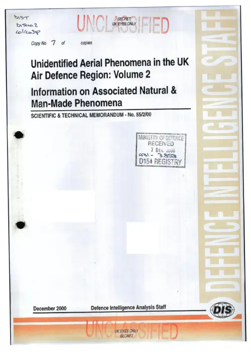First page of BritishUFOFiles - uap_vol2_pgs1to15
