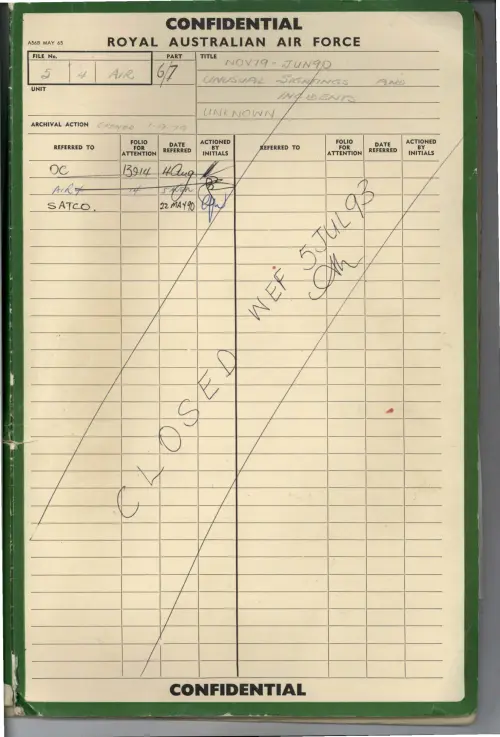 First page of AustralianUFOFiles - E1327_5-4-AIR_part 6-7_7061048