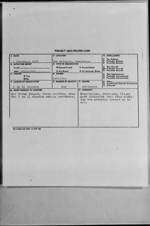 First page of 1957.11 - 7228698 - New Orleans, Louisiana