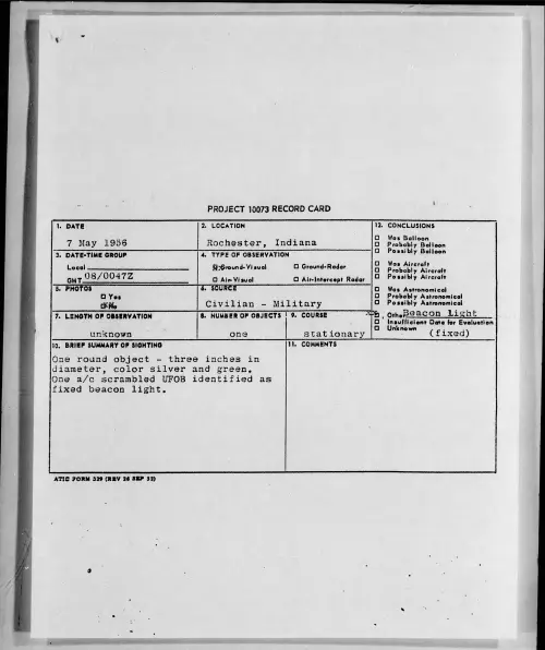 First page of 1956.05 - 6785820 - Rochester, Indiana