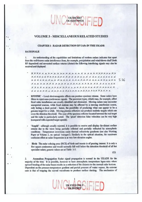 First page of BritishUFOFiles - uap_vol3_pgs10to20
