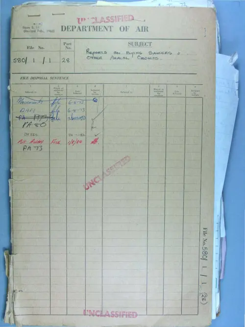 First page of AustralianUFOFiles - A703_580-1-1_Part 28_646587
