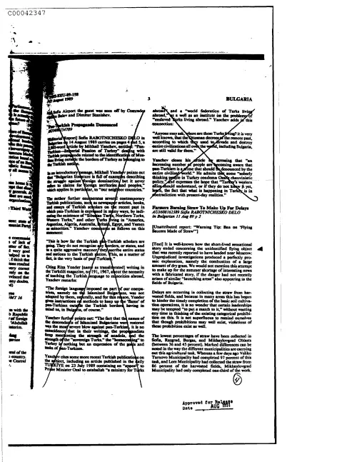 First page of CIAUFO - FarmersBurningStrawToMakeUpForDelaysDoc_0005516222