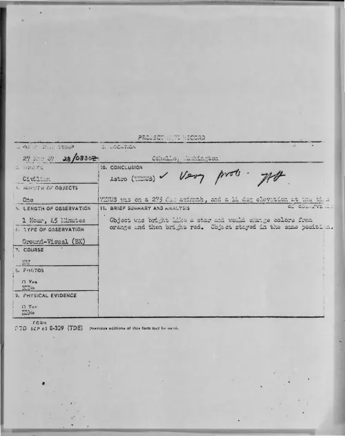 First page of 1967-03-7467991-Othello-Washington