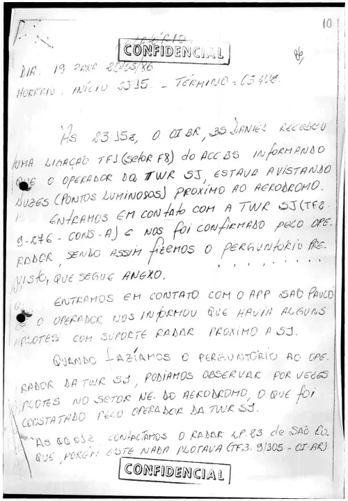 First page of BrazilianUFOFiles - CENDOC ENVELOPE 08   1986 CENDOC_ENVELOPE_08_1986