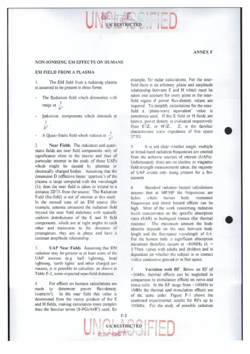 First page of BritishUFOFiles - uap_vol2_pgs16to30