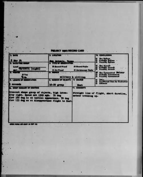 First page of 1954.03 - 6780767 - San Antonio, Texas