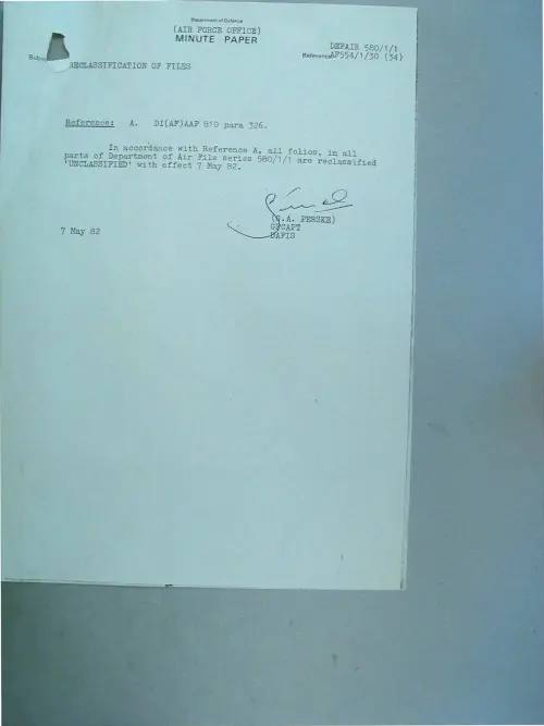 First page of AustralianUFOFiles - A703_580-1-1_Part 2_645647