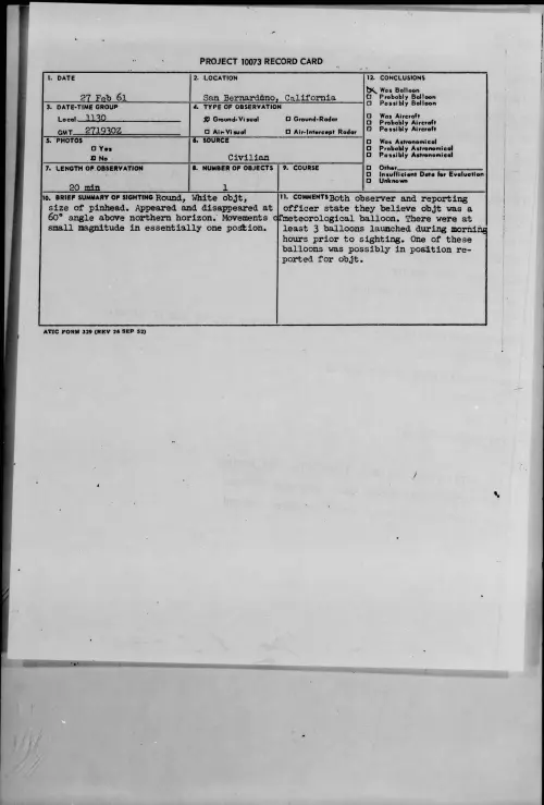 First page of 1961.02 - 8638506 - San Bernardino, California