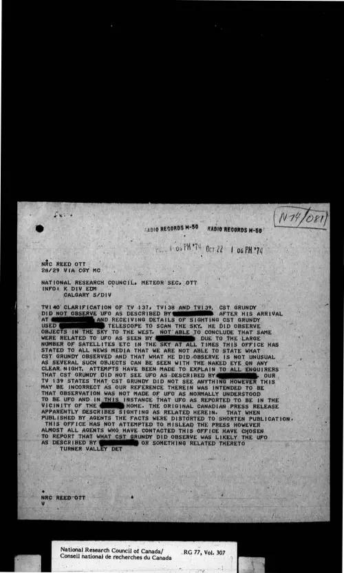First page of CanadaUFO - Canada - FOIA Part 08 - Pages 2101-2400
