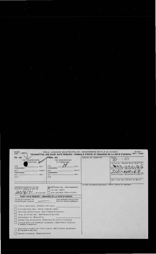 First page of CanadaUFO - Canada - FOIA Part 28 - Pages 8101-8400