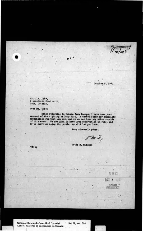 First page of CanadaUFO - Canada - FOIA Part 05 - Pages 1201-1500