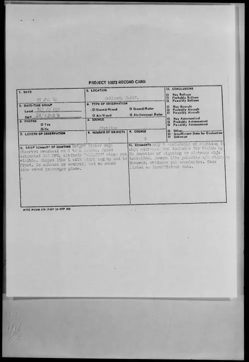 First page of 1961.07 - 8295049 - Oakland, Calif