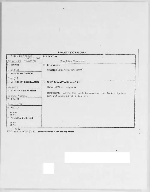 First page of 1969-10-7444275-Memphis-Tennessee