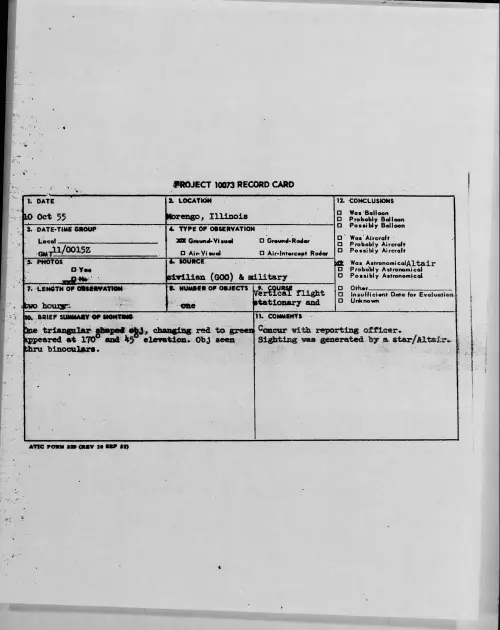 First page of 1955.10 - 7339620 - Morengo, Illinois